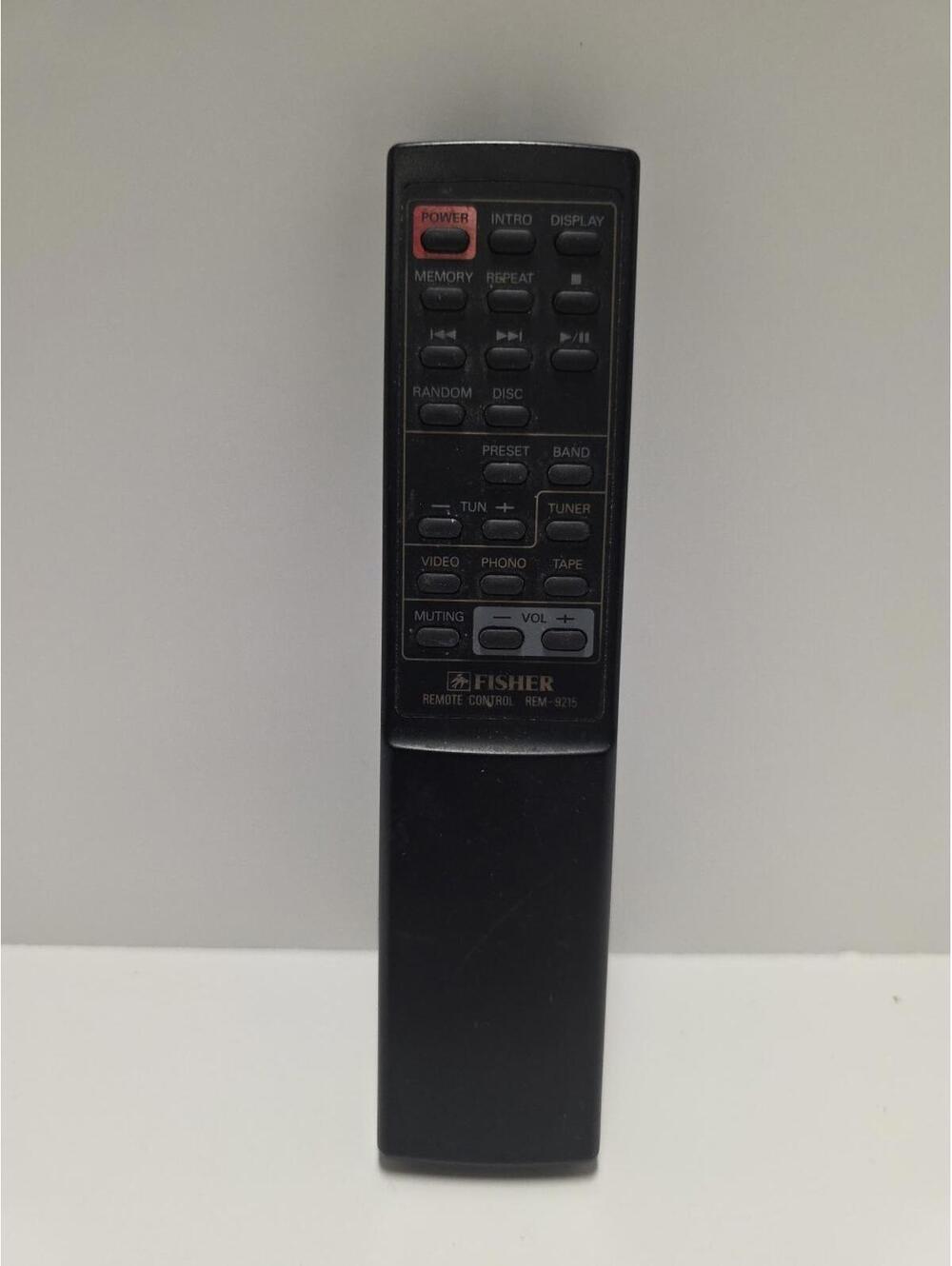 Fisher Remote Control REM-9215 TV Video Audio Genuine Oem